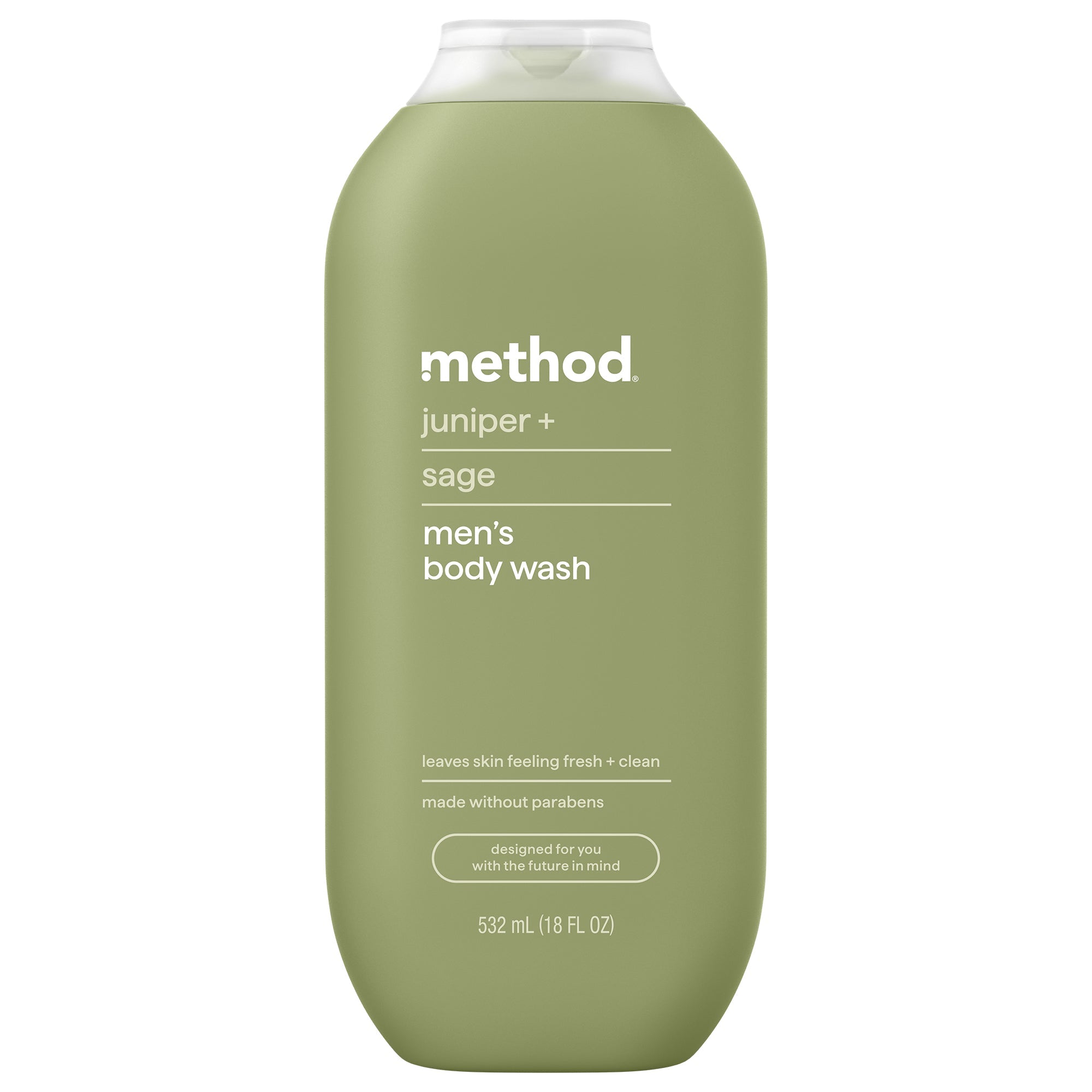 men body wash - juniper + sage. 18 fl oz