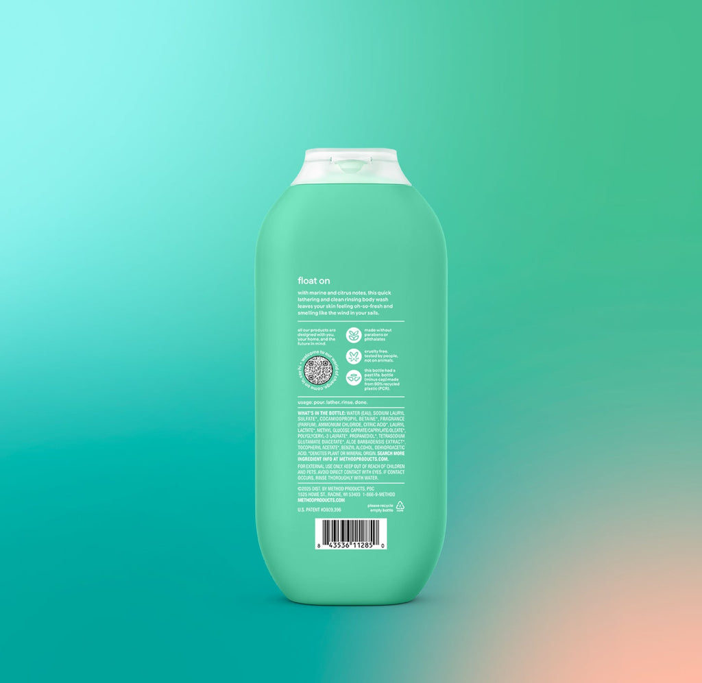 body wash - marine + mist. 18 fl oz