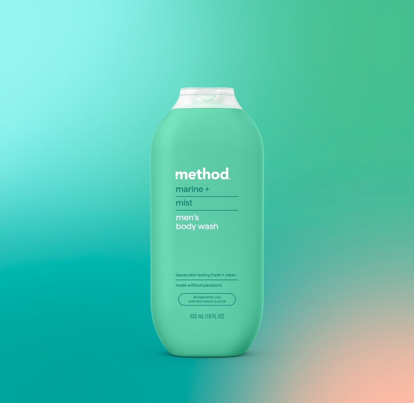 body wash - marine + mist. 18 fl oz