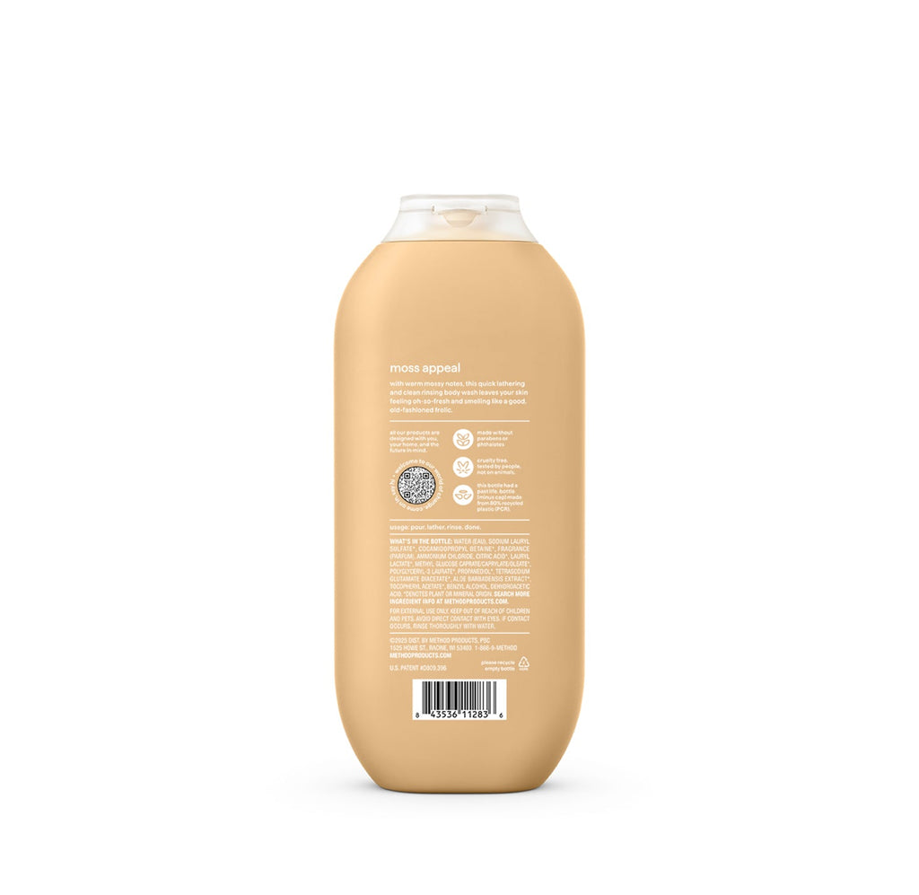 body wash - moss + meadow. 18 fl oz