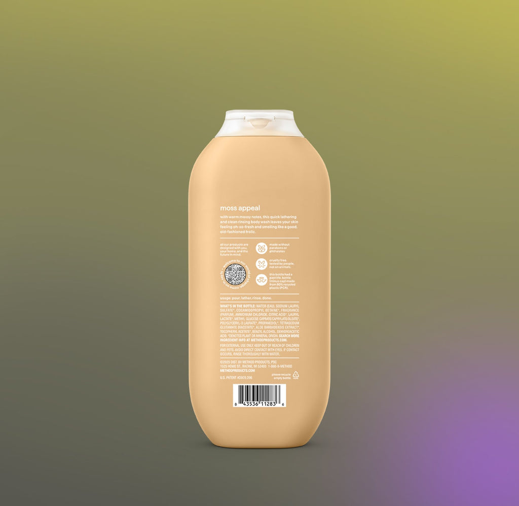 body wash - moss + meadow. 18 fl oz