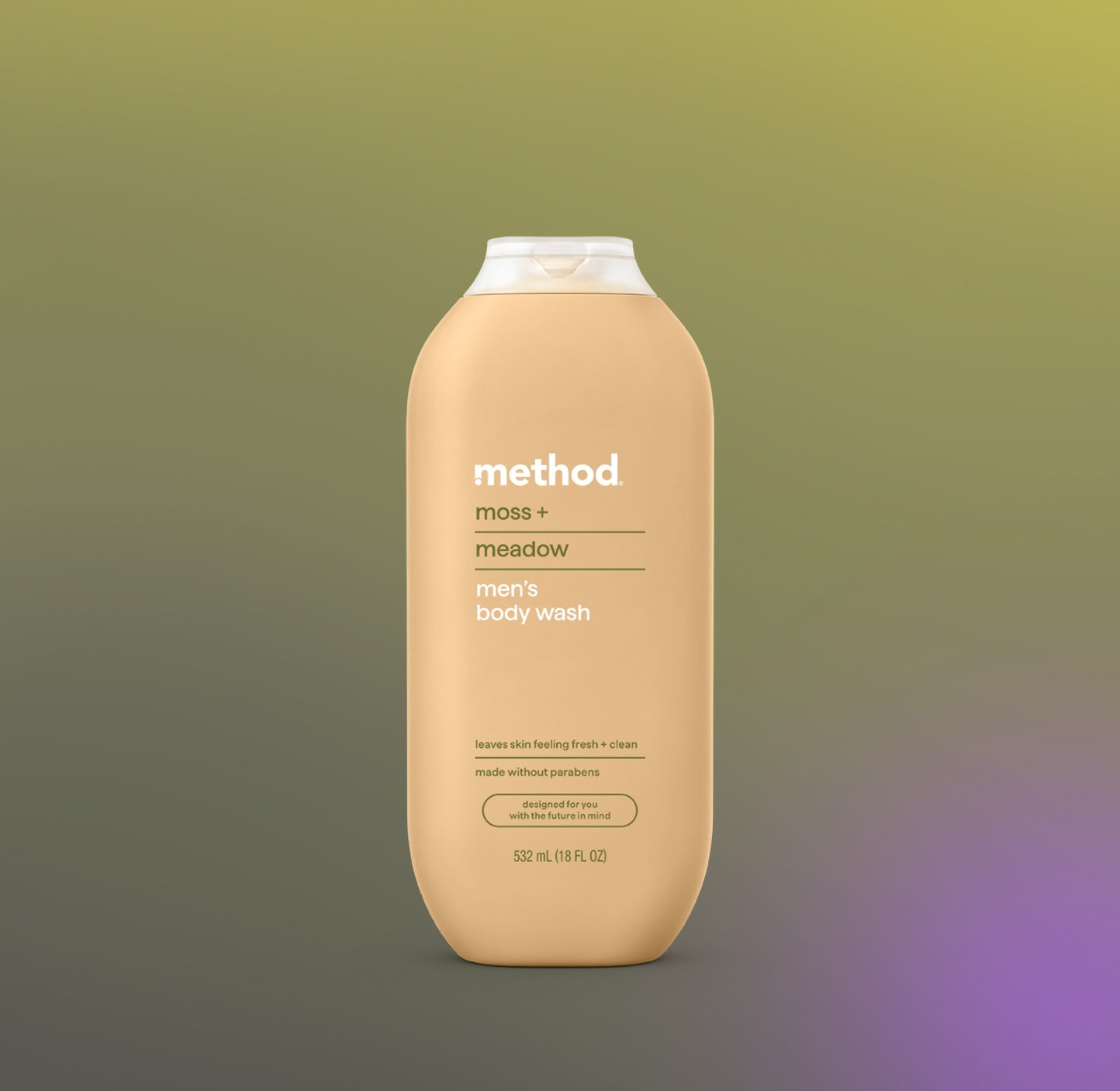 body wash - moss + meadow. 18 fl oz