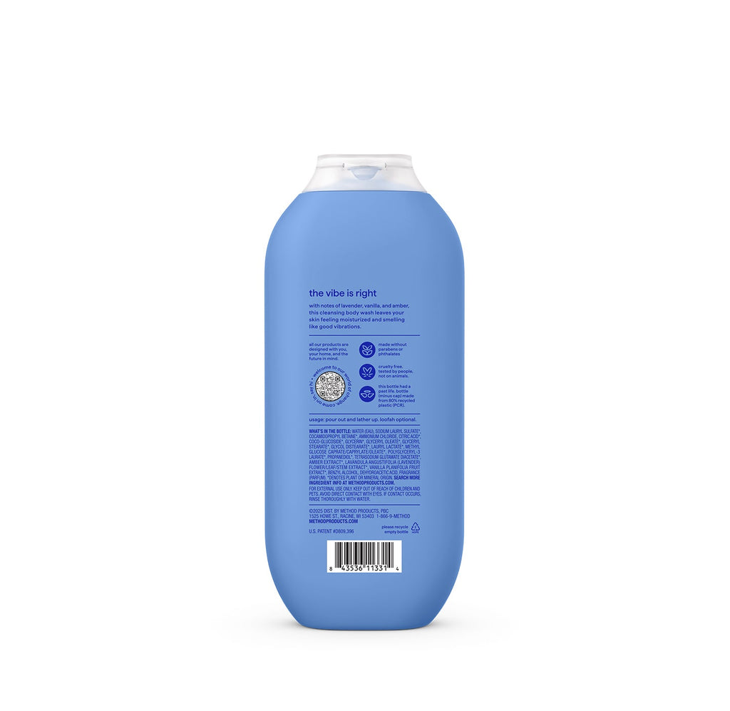 body wash - vanilla vibrations. 18 fl oz