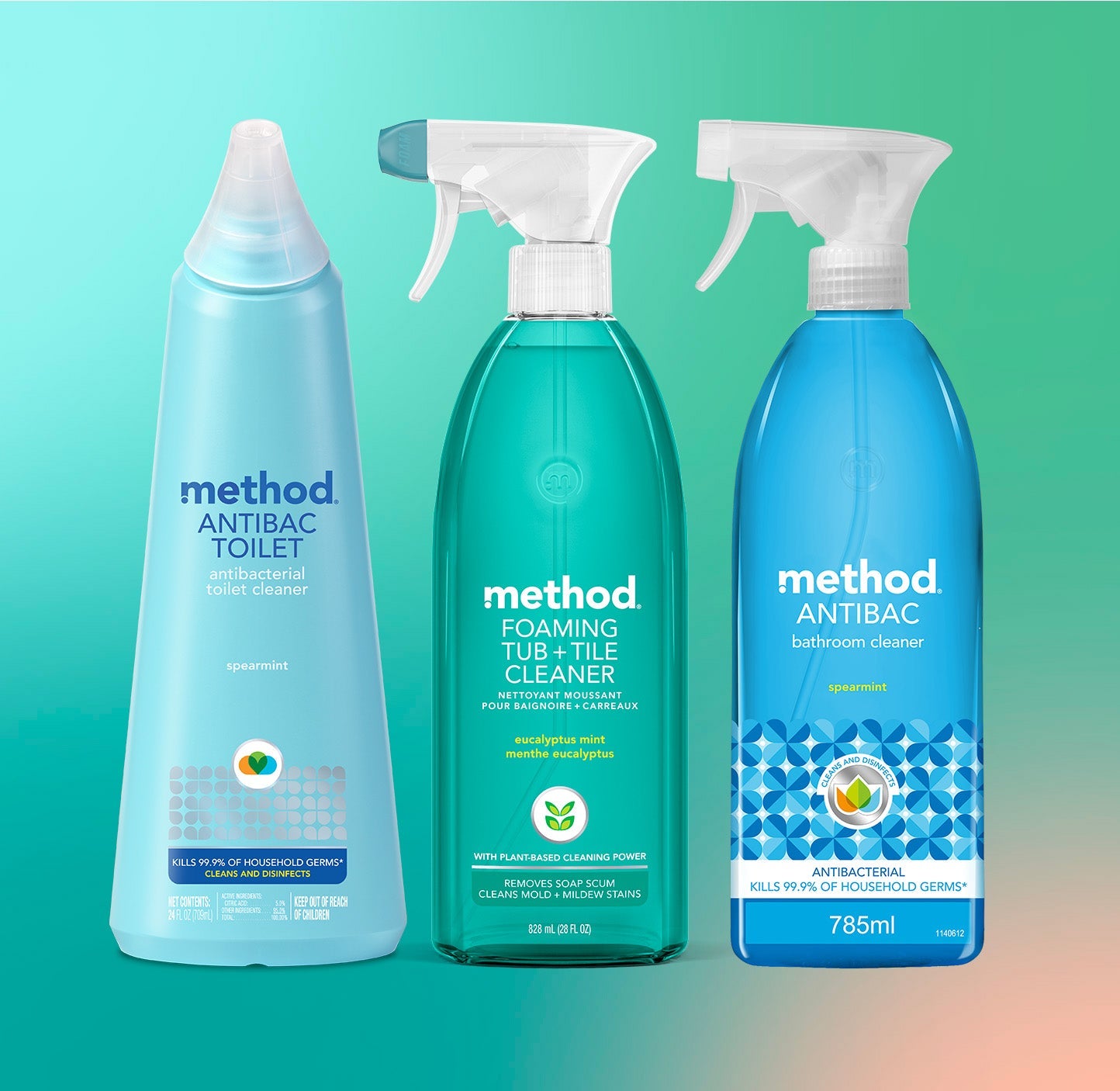bathroom cleaning variety trio. 80 oz