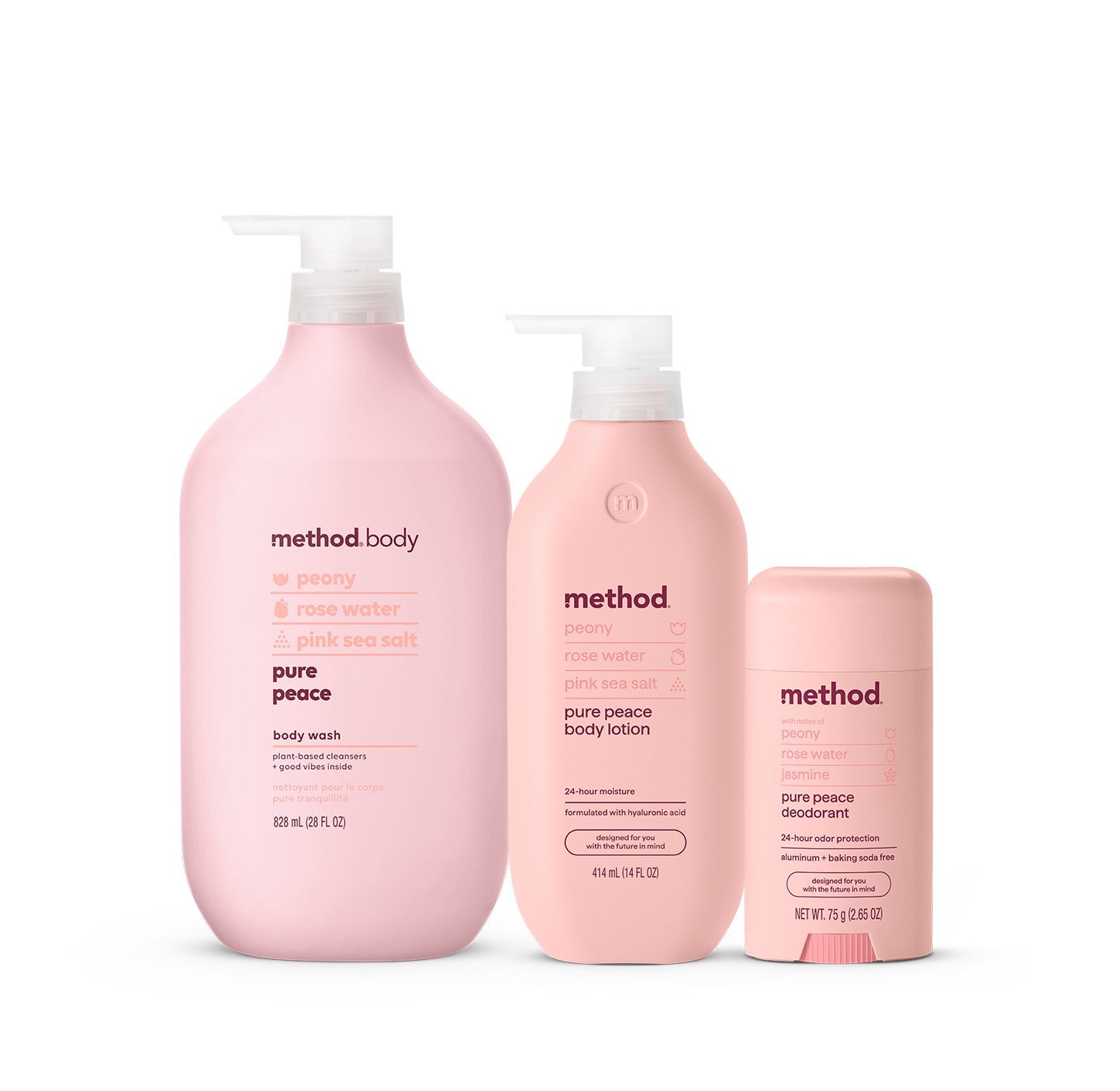 method body bundle. pure peace. 44.65 oz