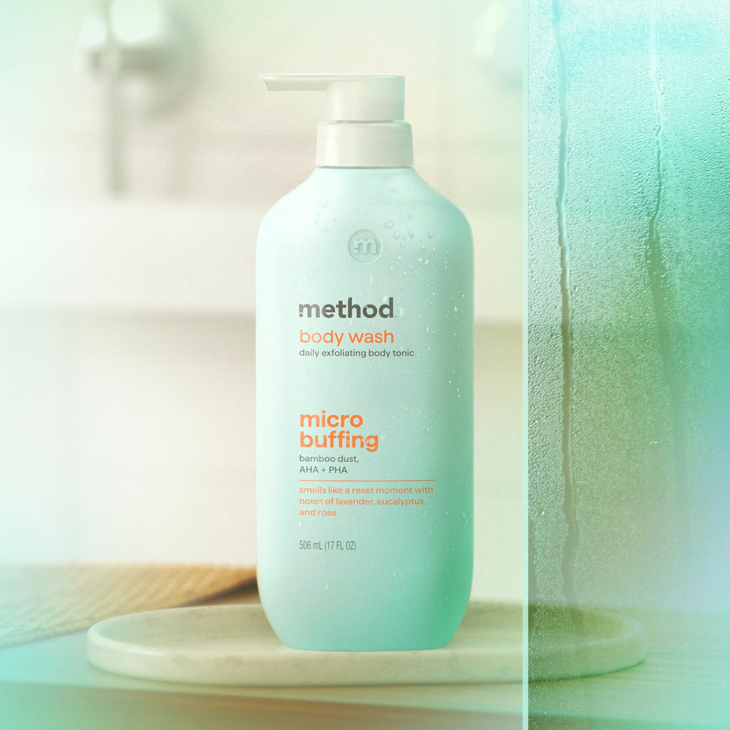 body wash tonic - micro buffing. bamboo dust. AHA + PHA. 17 fl oz