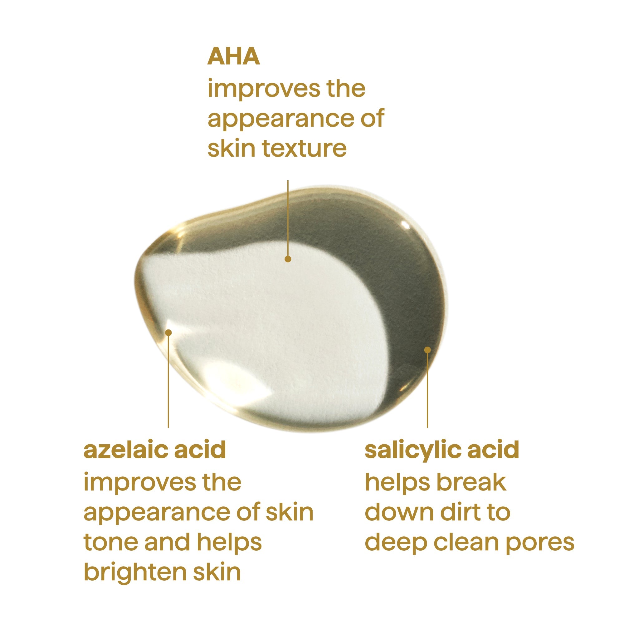 body wash tonic - skin?clarifying. salicylic acid. AHA + azelaic acid. 17 fl oz
