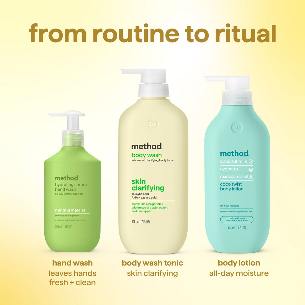 body wash tonic - skin?clarifying. salicylic acid. AHA + azelaic acid. 17 fl oz