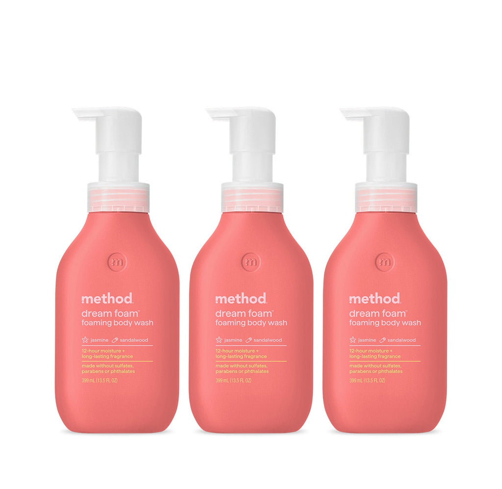dream foam foaming body wash 3-ct bundle. 40.5 oz