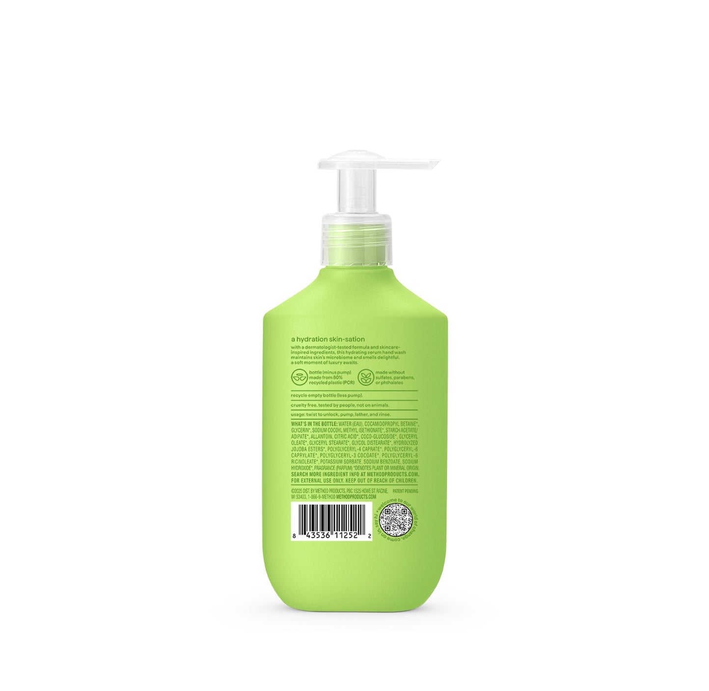 hydrating serum hand wash - mindful matcha. 10 oz
