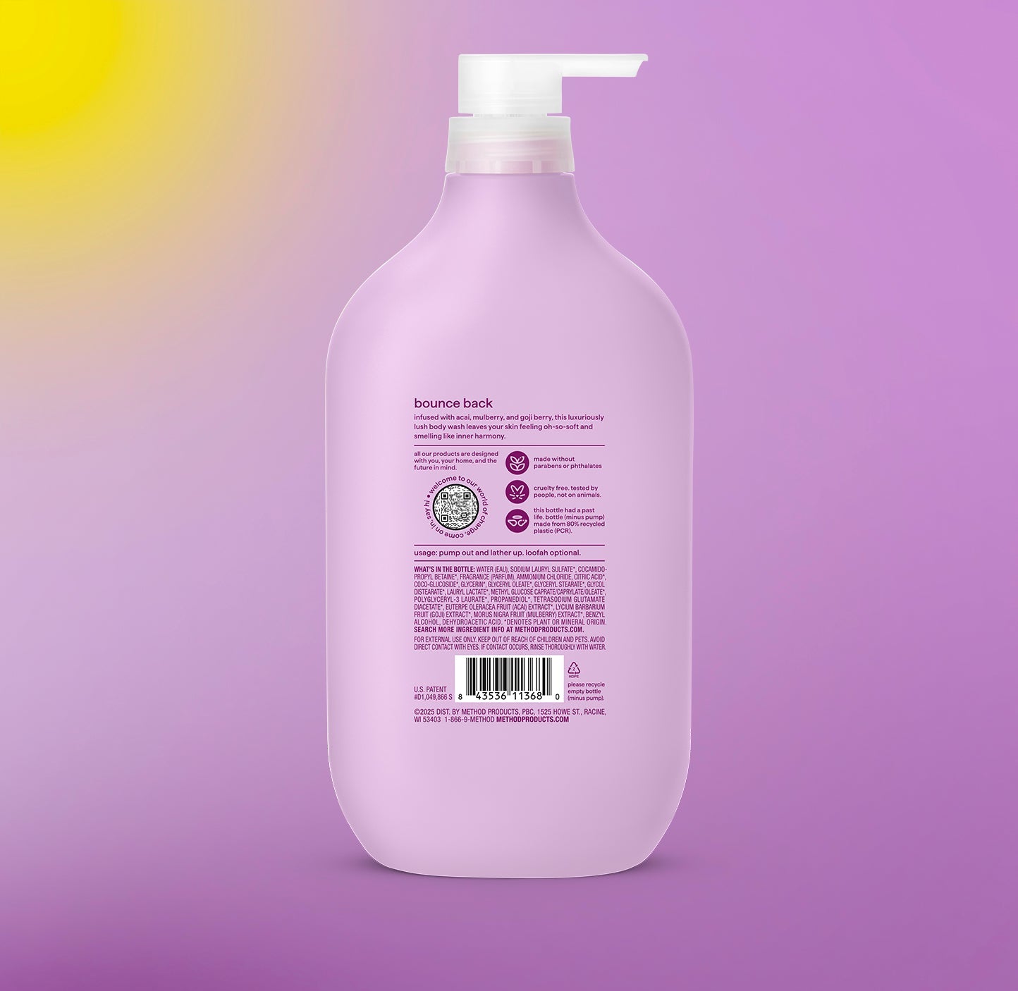 body wash - berry balance. 28 fl oz