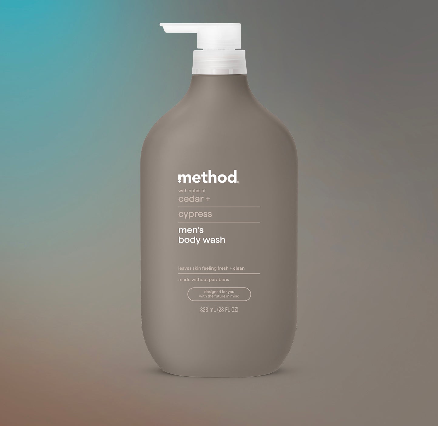 body wash - cedar + cypress. 28 fl oz
