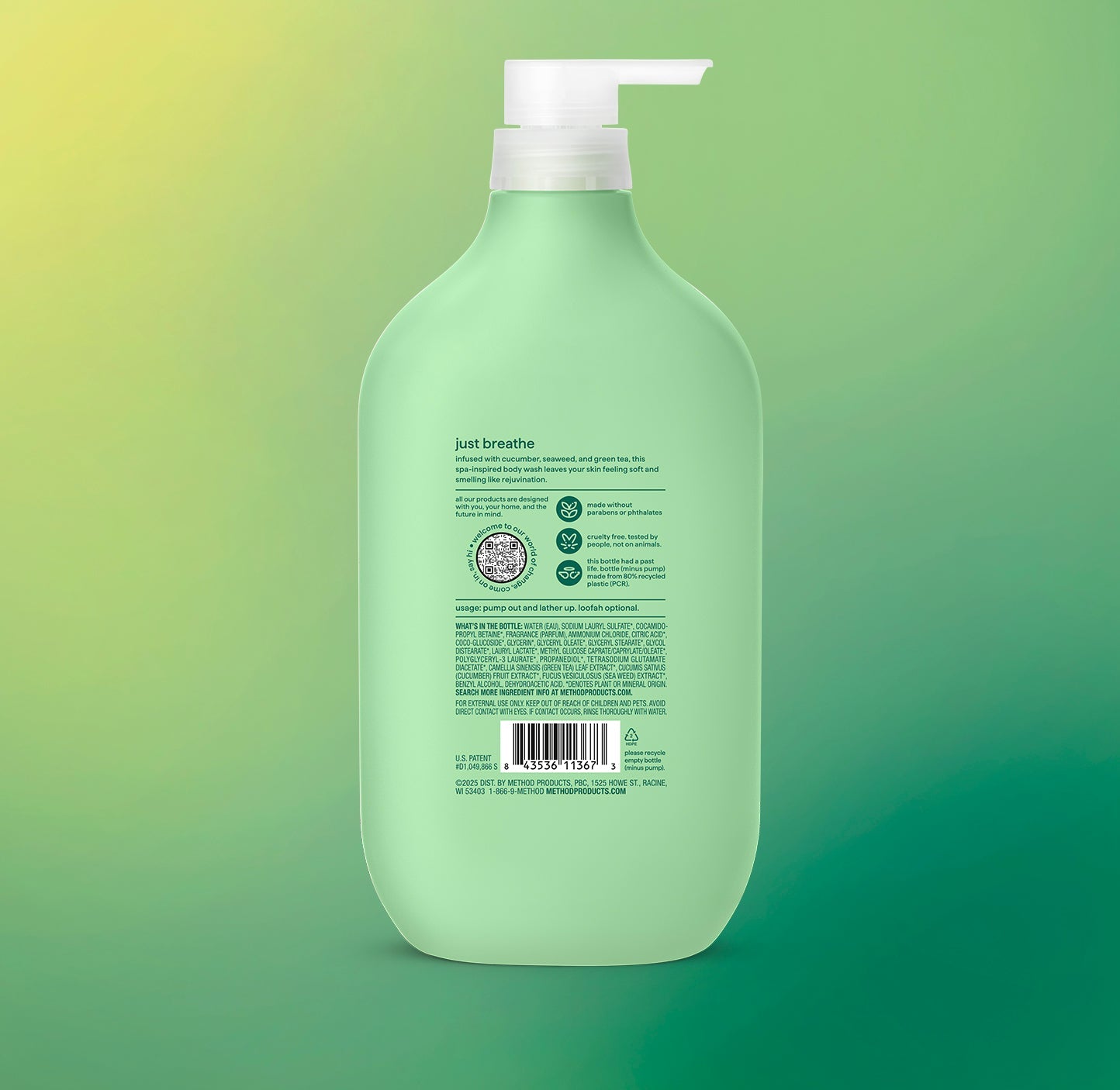 body wash - daily zen. 28 fl oz