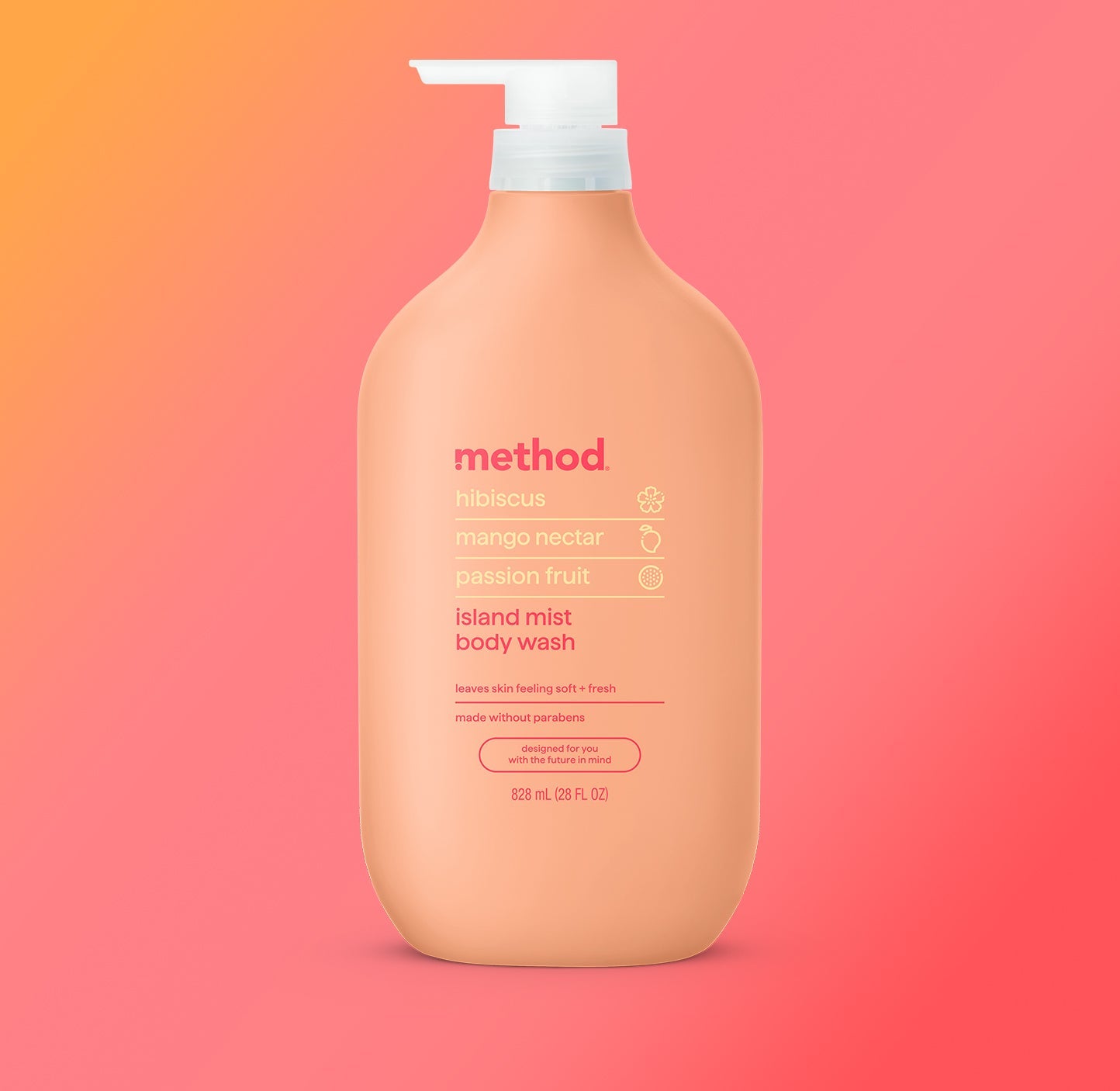 body wash - island mist. 28 fl oz
