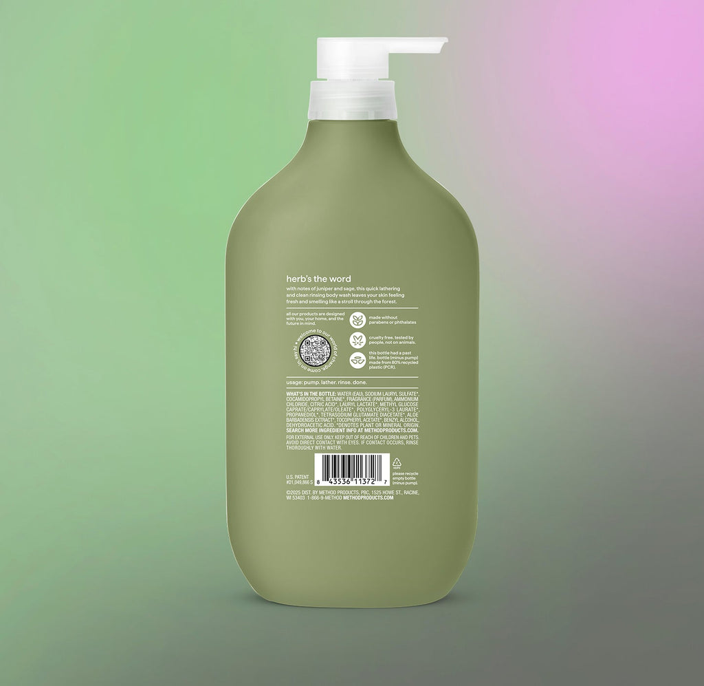body wash - juniper + sage. 28 fl oz