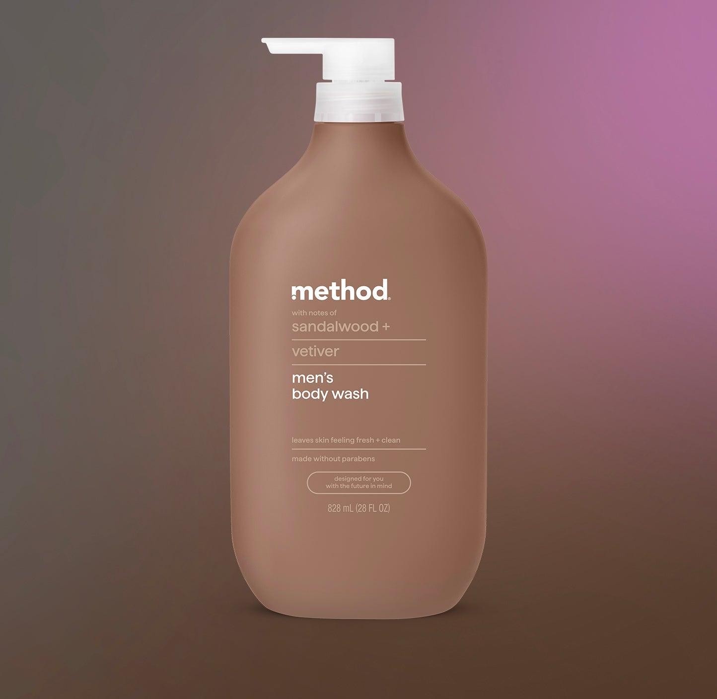 body wash - sandalwood + vetiver. 28 fl oz