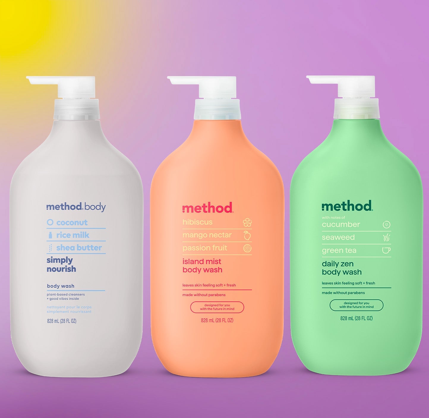 body wash trio. 84 oz.