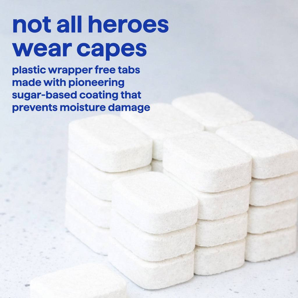 super shine dishwasher tablets - free + clear. 24 ct