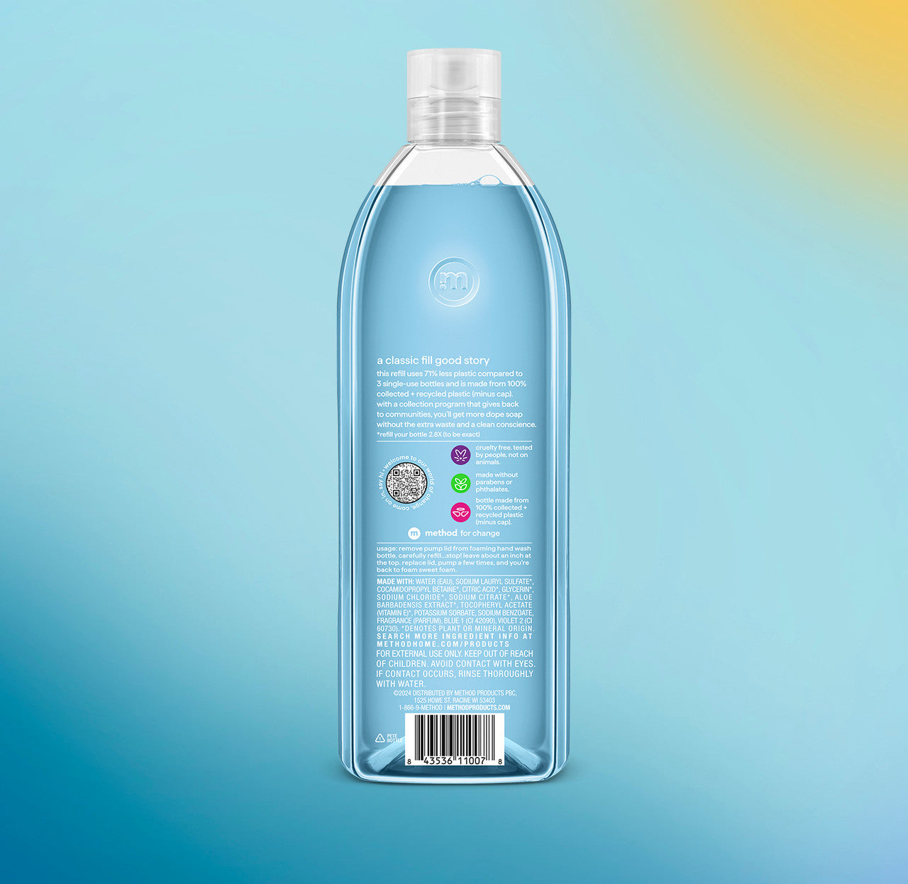 foaming hand wash refill - sea minerals. 28 fl oz 1