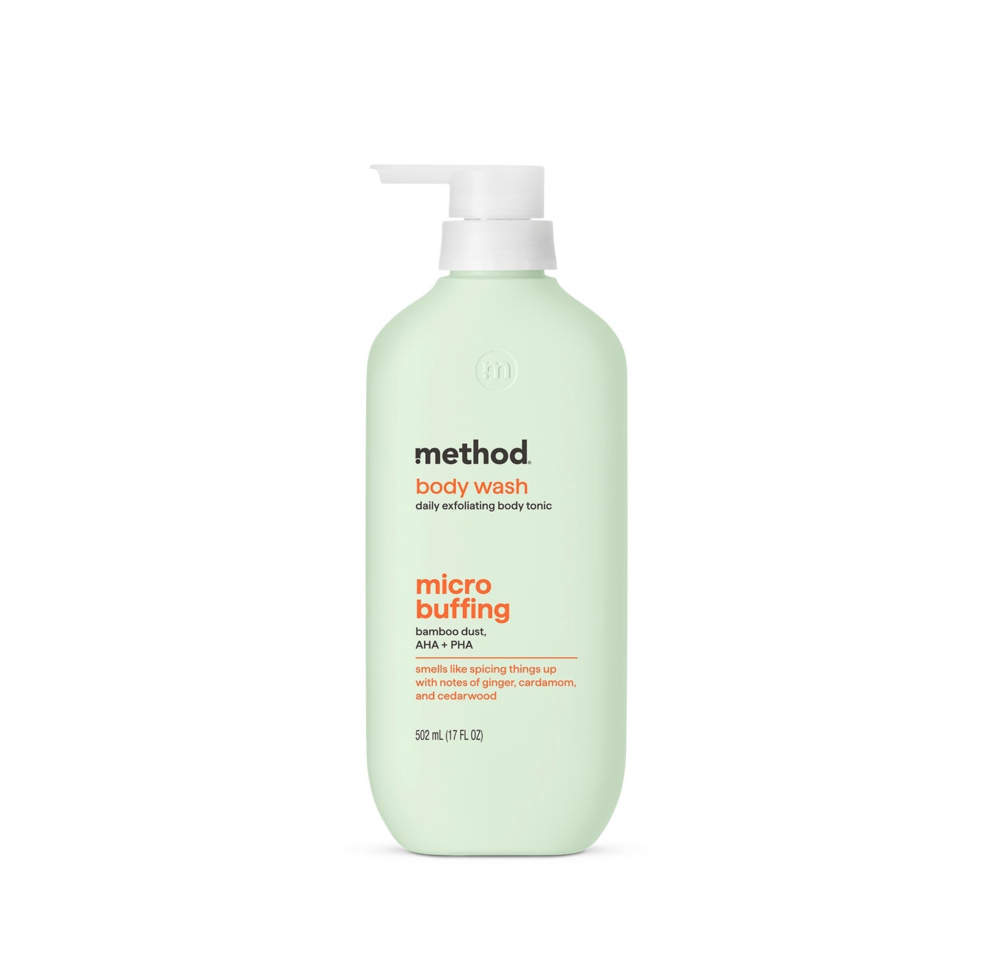 body wash tonic - micro buffing. bamboo dust . AHA + PHA. 17 fl oz