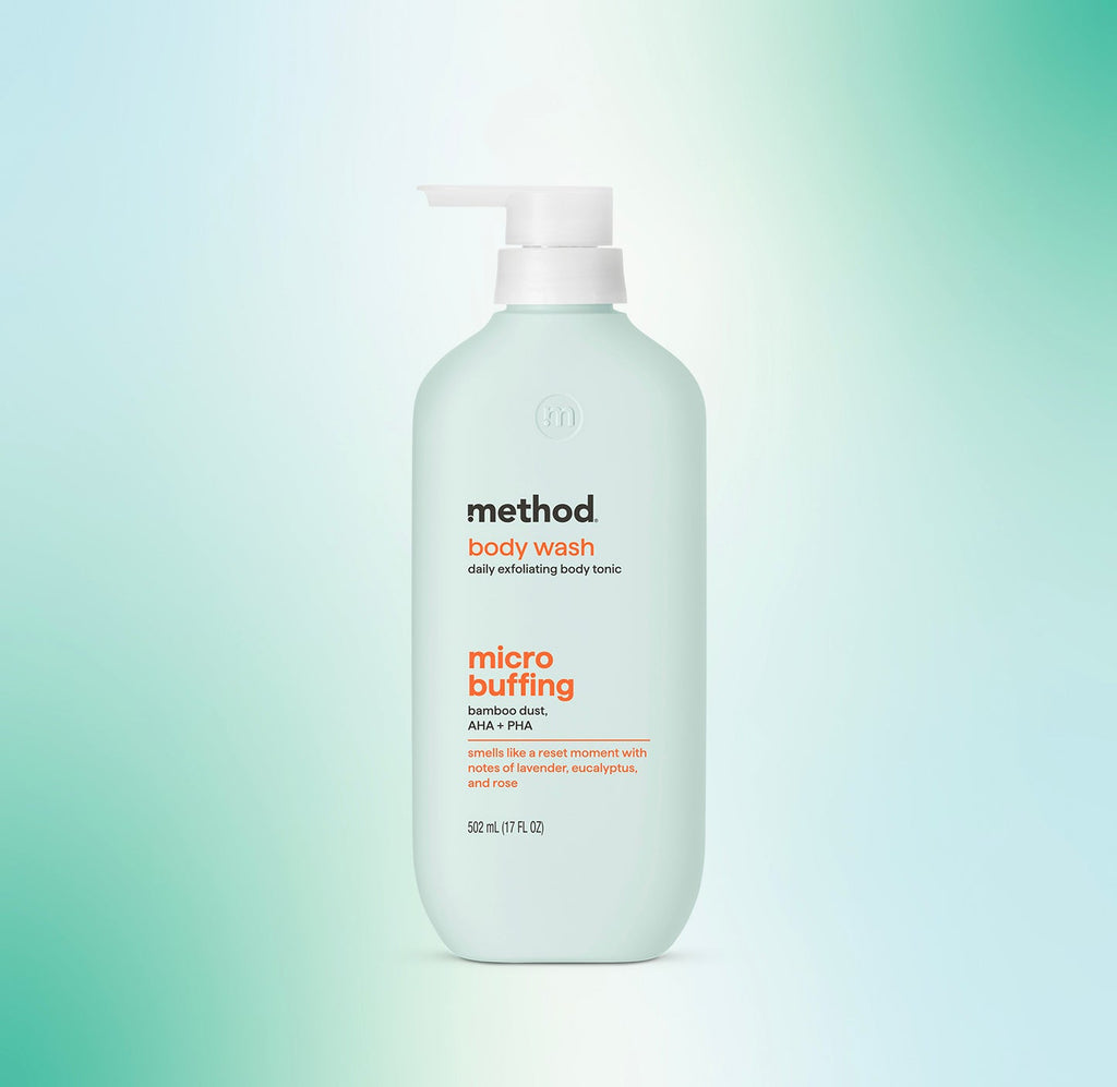 body wash tonic - micro buffing. bamboo dust. AHA + PHA. 17 fl oz