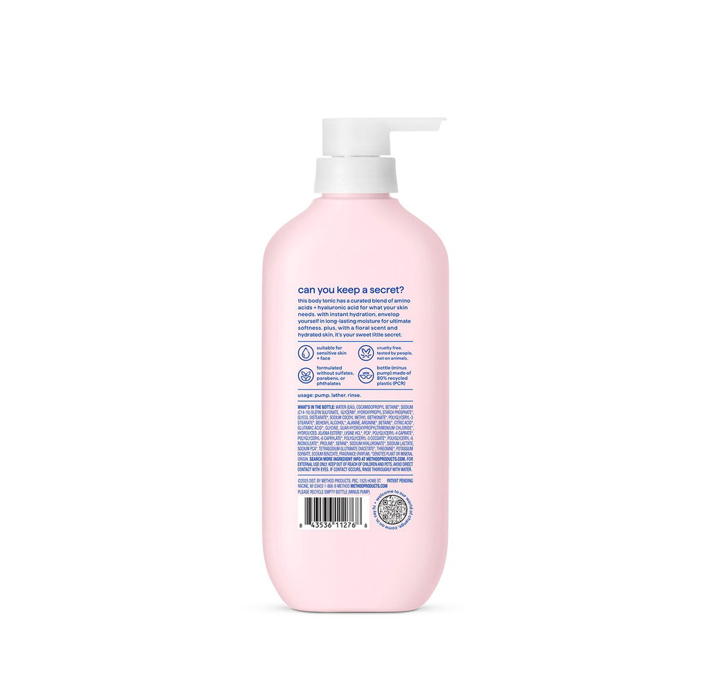 body wash tonic - moisture enhancing. amino acids + hyaluronic acid. 17 fl oz