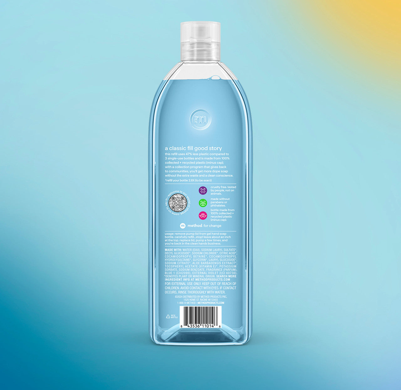 gel hand wash refill - sea minerals. 34 fl oz 1