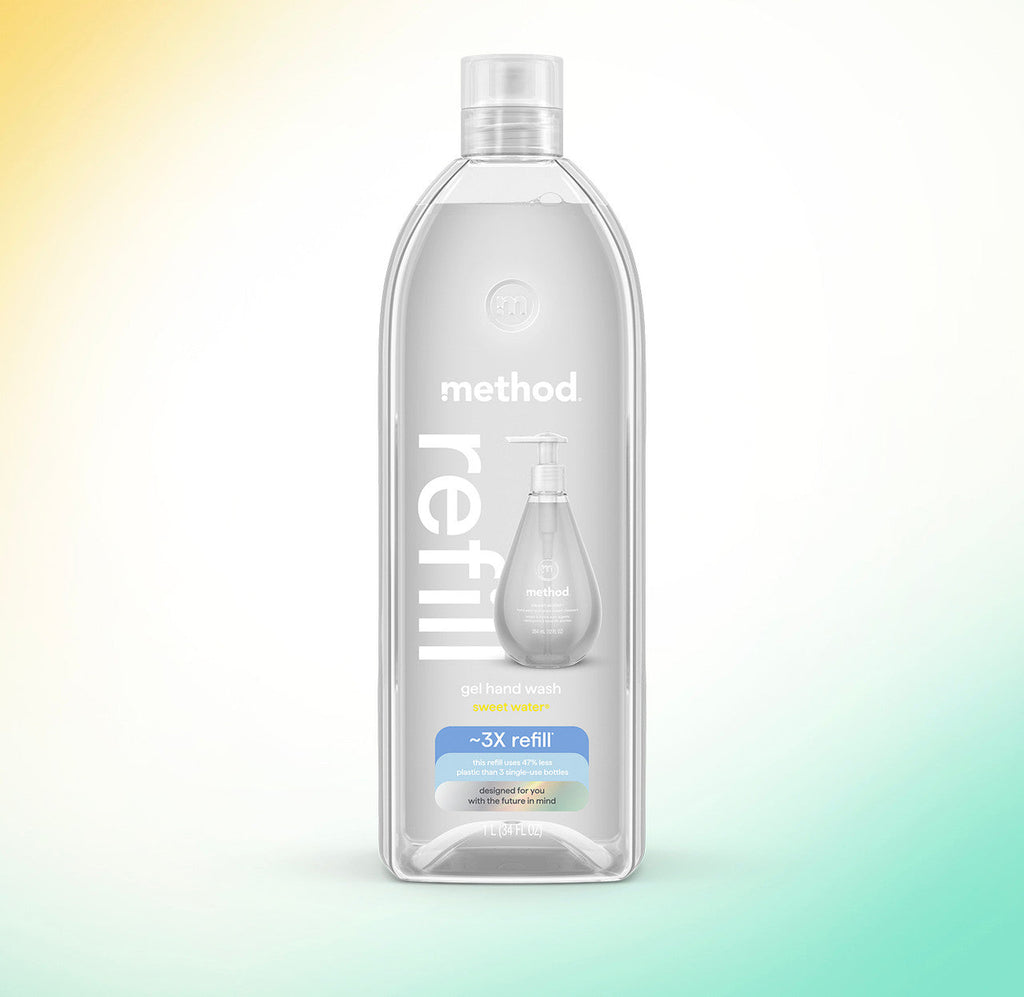 gel hand wash refill - sweet water. 34 fl oz 1