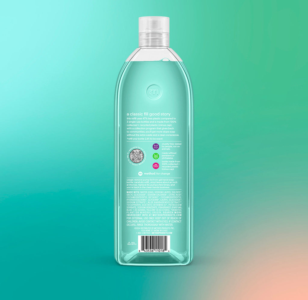 gel hand wash refill - waterfall. 34 fl oz 1