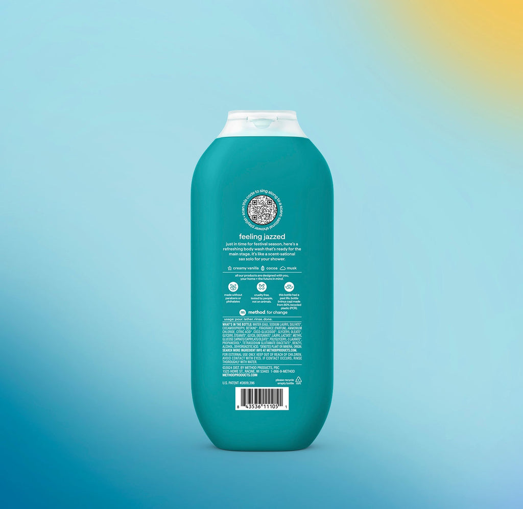 body wash - feeling jazzed. 18 fl oz