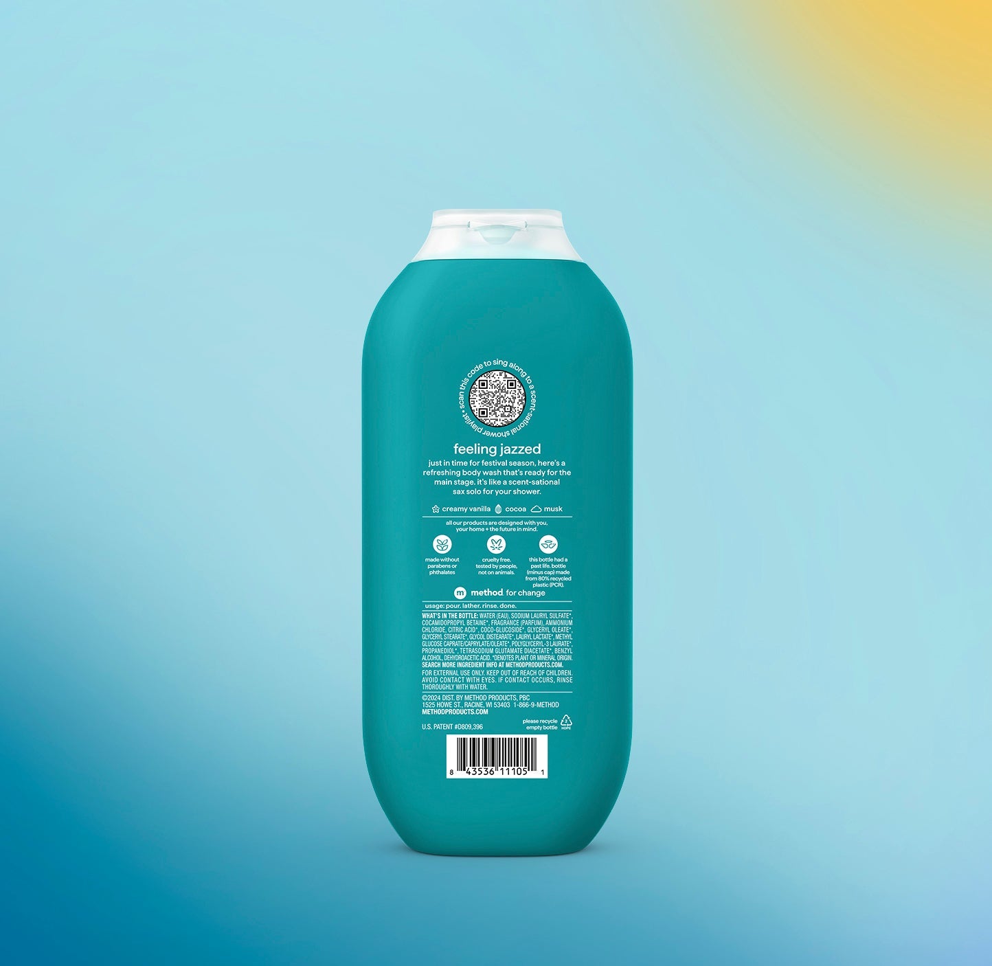 body wash - feeling jazzed. 18 fl oz