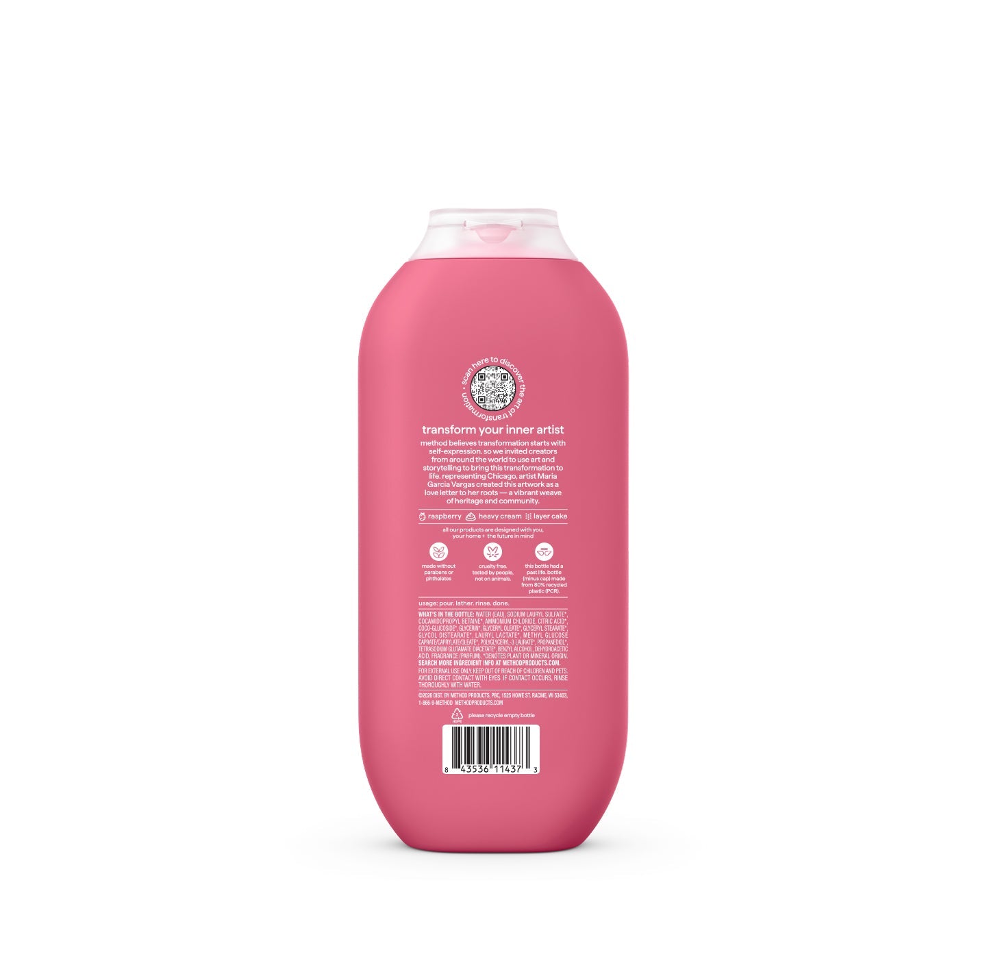 limited edition body wash. artist collection. chicago