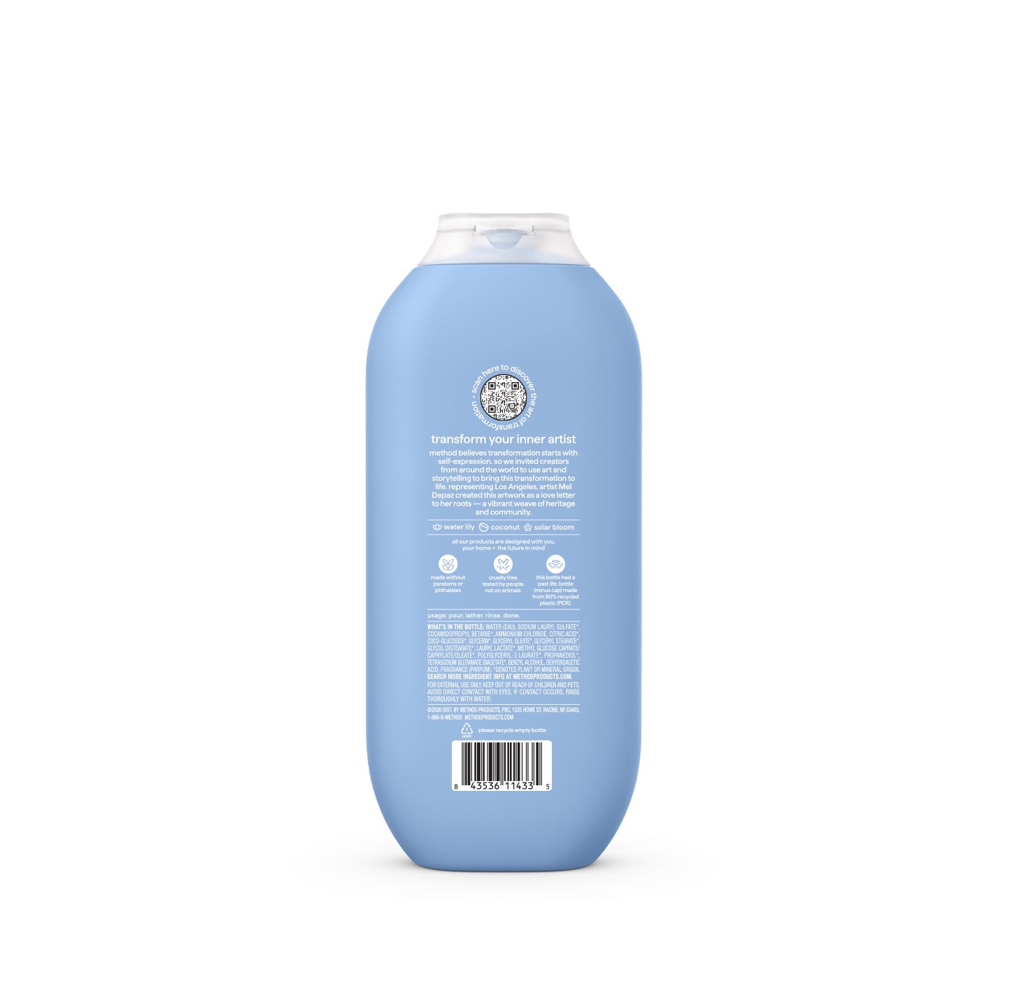 limited edition body wash. artist collection. los angeles