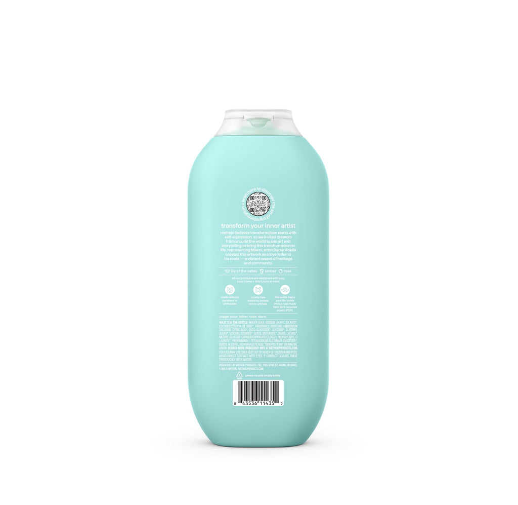 limited edition body wash. artist collection. miami