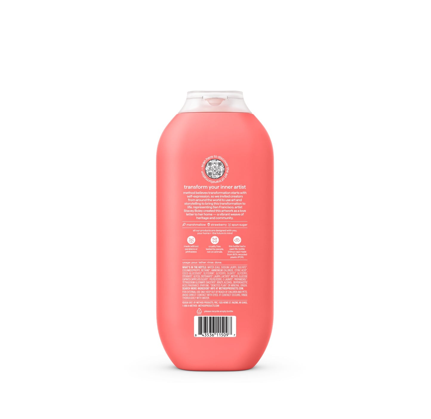 limited edition body wash. artist collection. san francisco