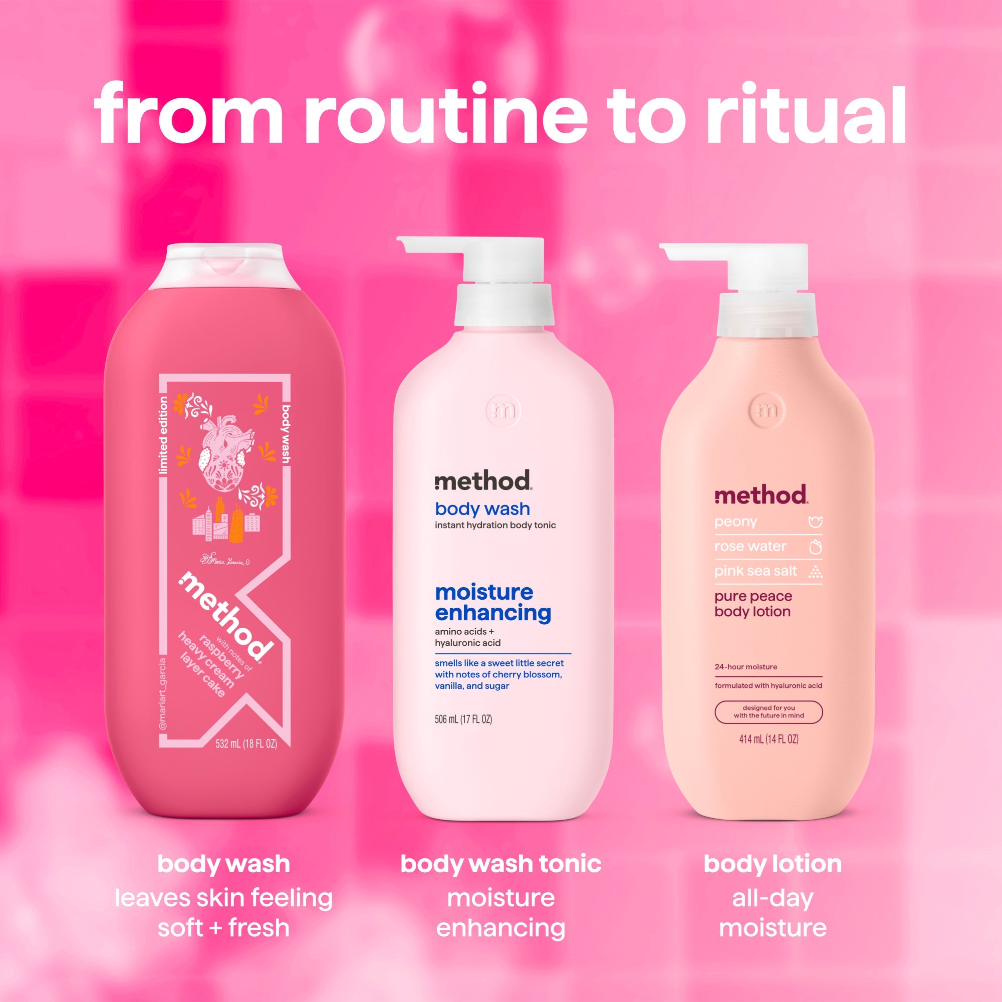 limited edition body wash. artist collection. chicago