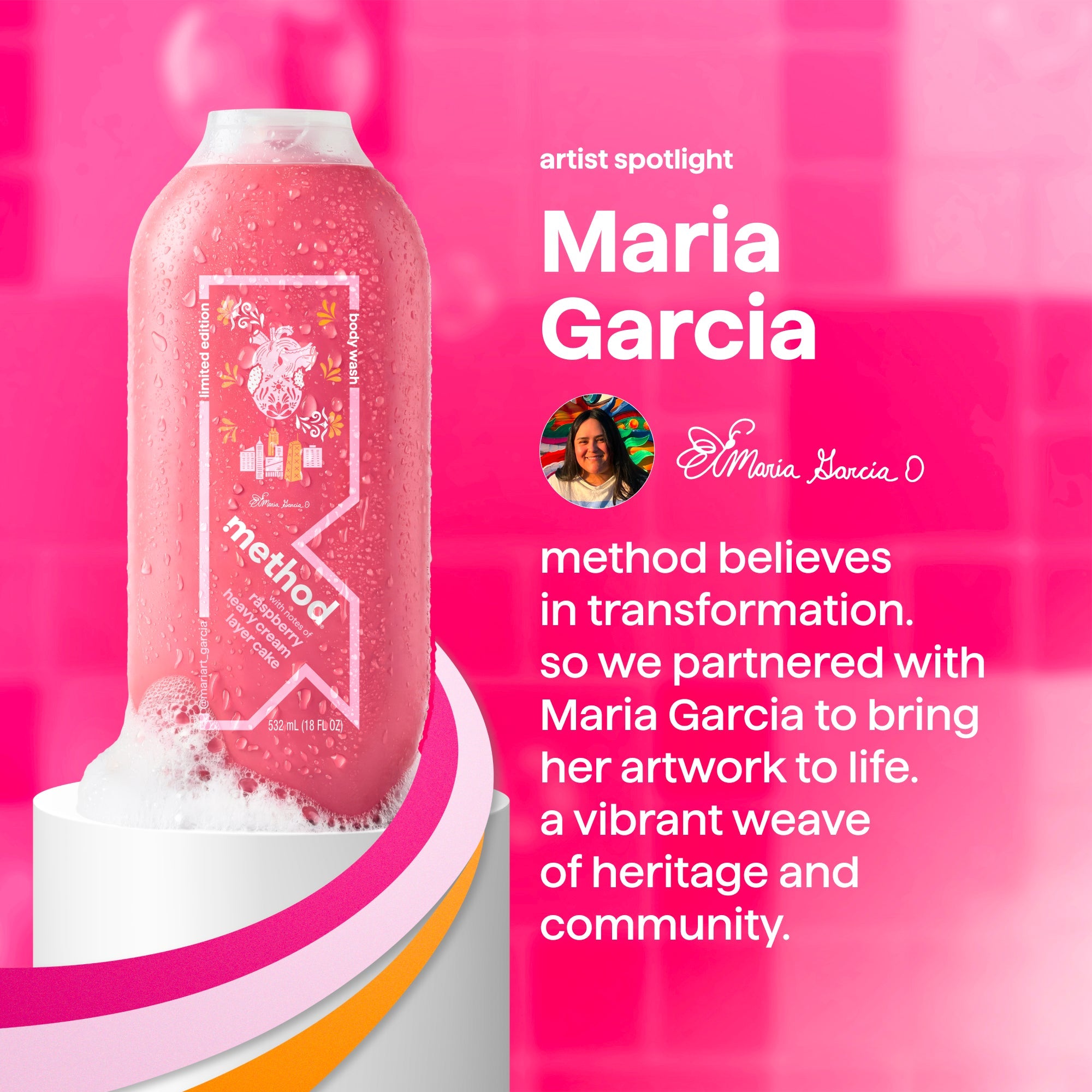 limited edition body wash. artist collection. chicago