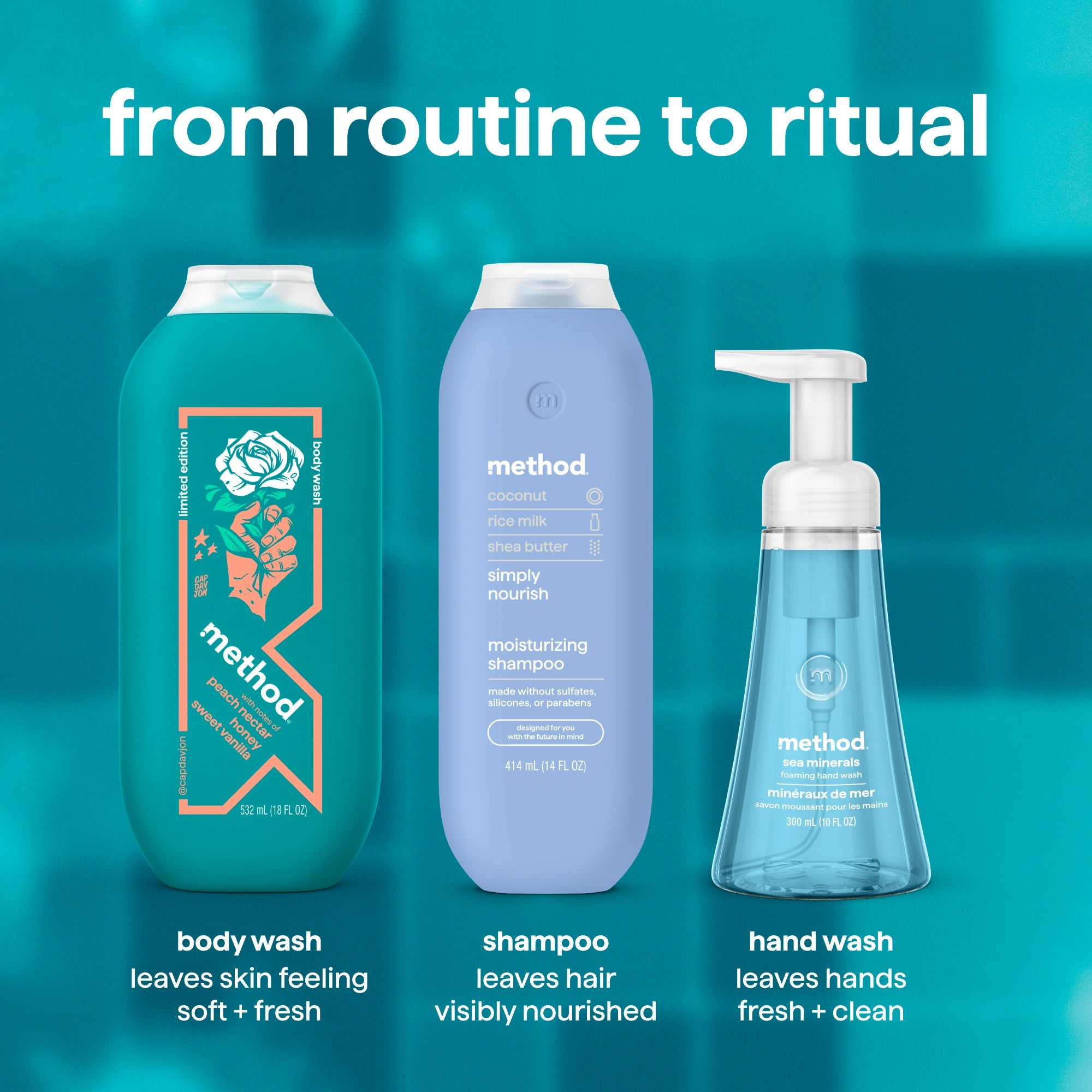 limited edition body wash. artist collection. houston