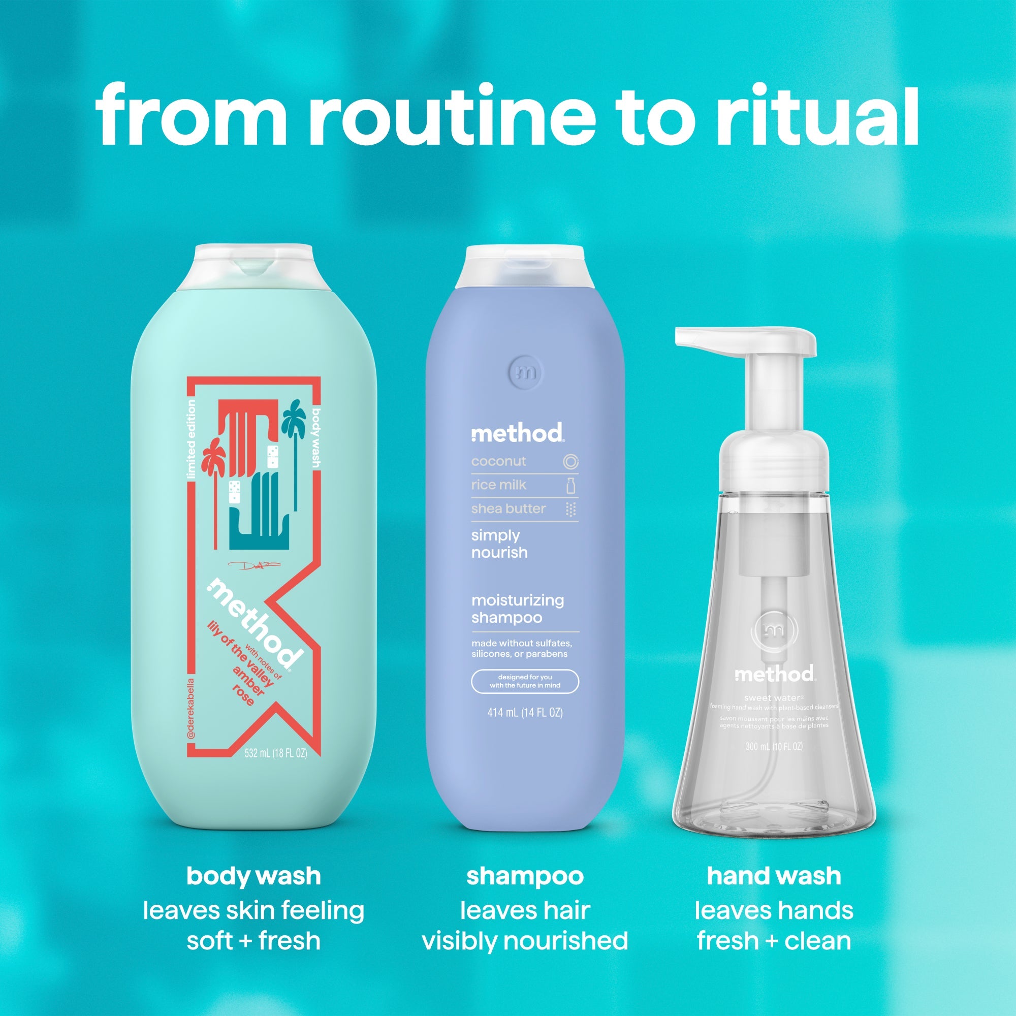 limited edition body wash. artist collection. miami