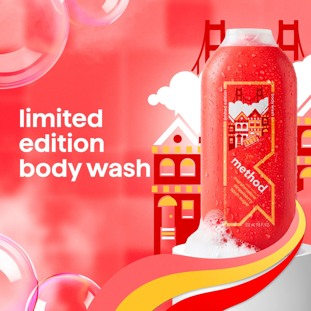 limited edition body wash. artist collection. san francisco