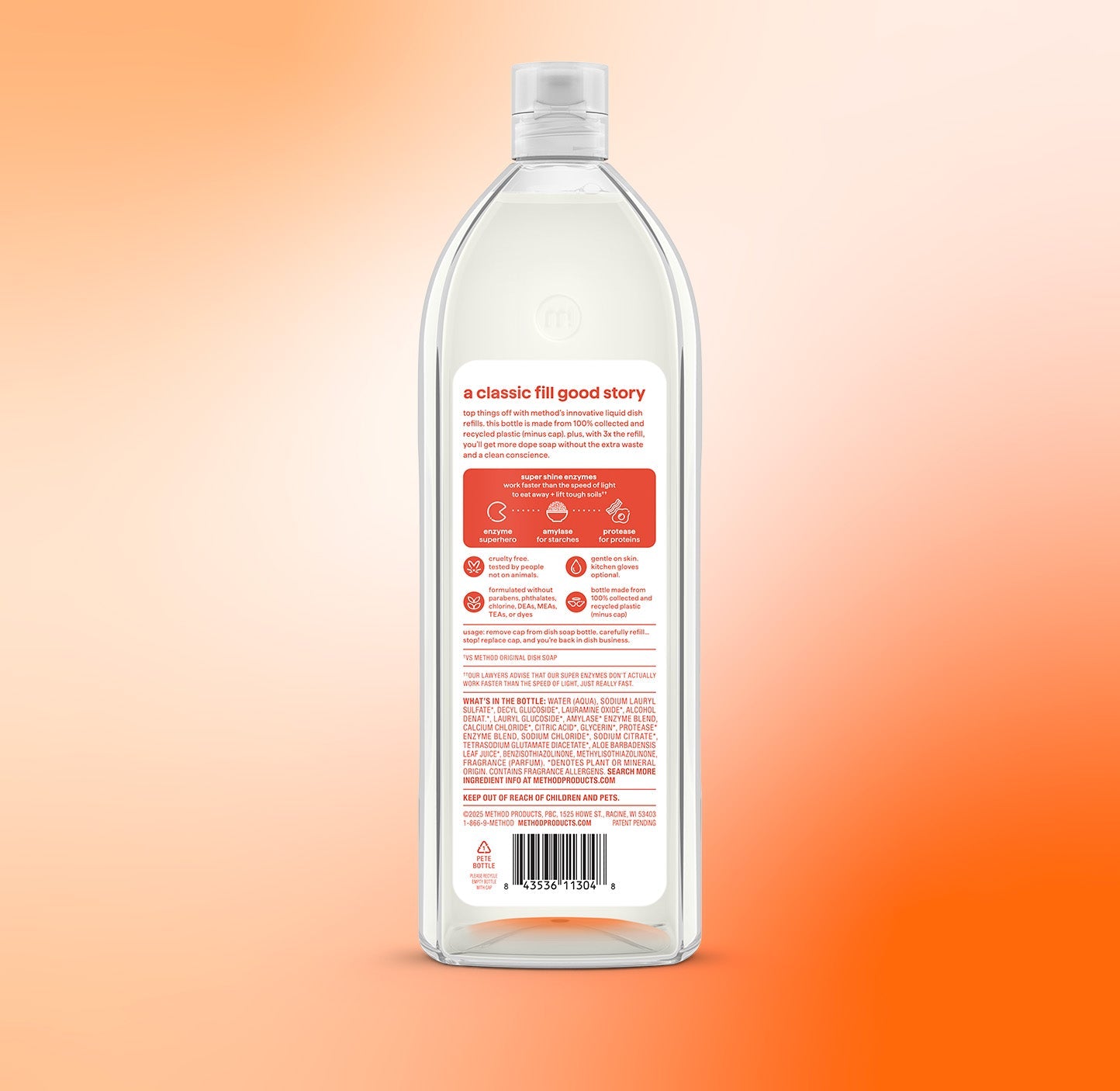 super shine liquid dish soap refill - among the orchards. 48 fl oz