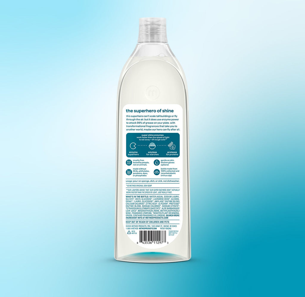 super shine liquid dish soap - dewy daze. 16 fl oz