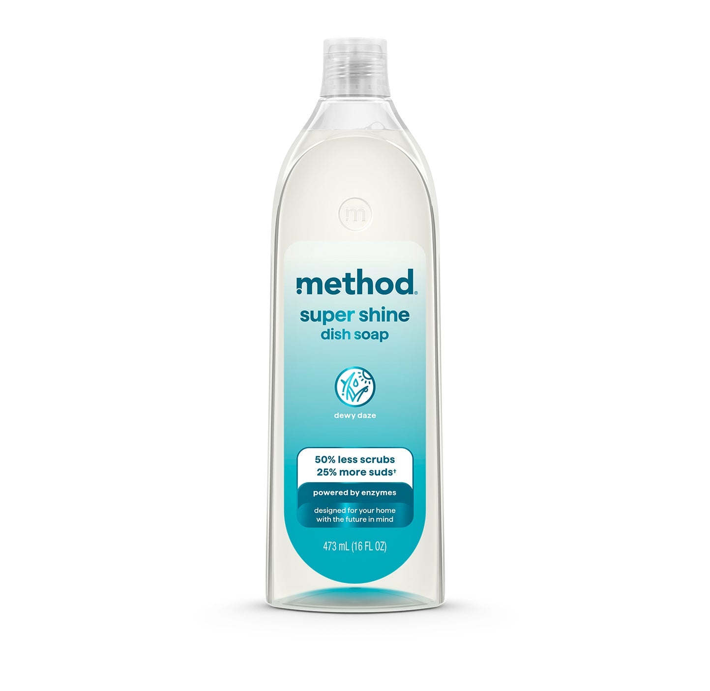 super shine liquid dish soap - dewy daze. 16 fl oz