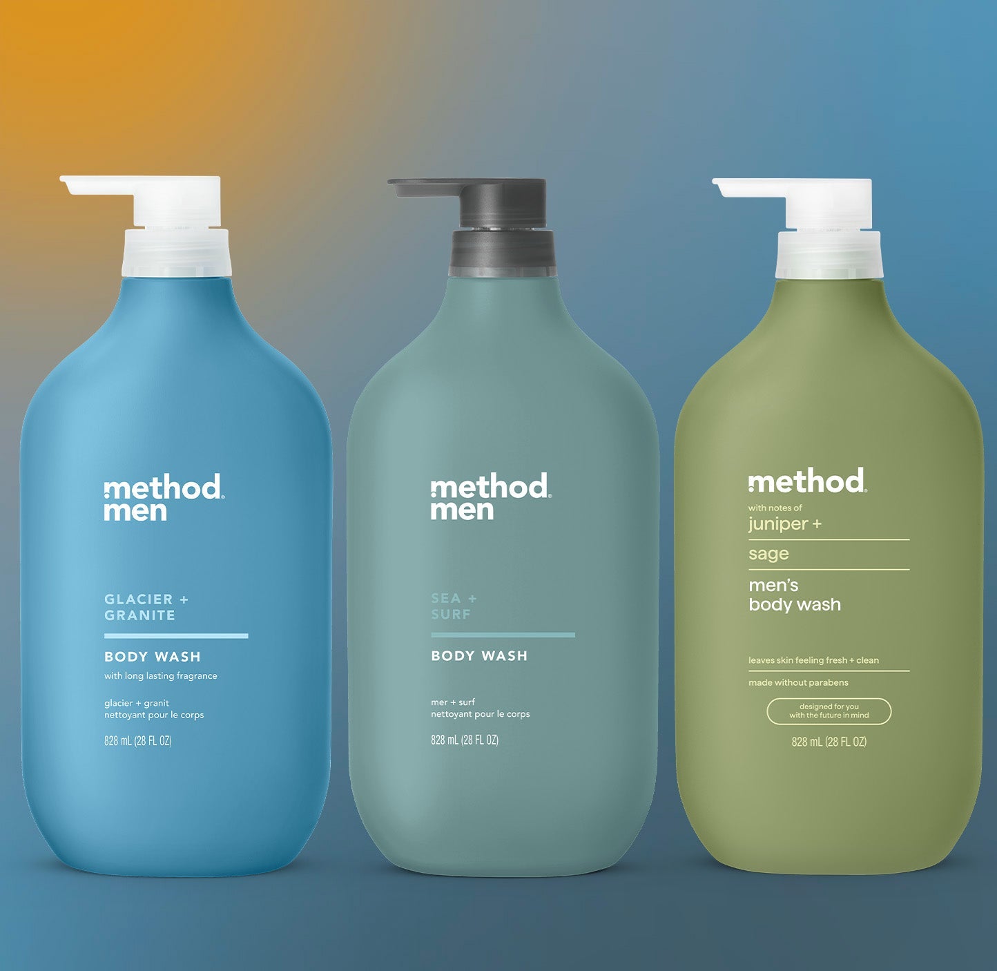 men body wash trio. 84 oz.
