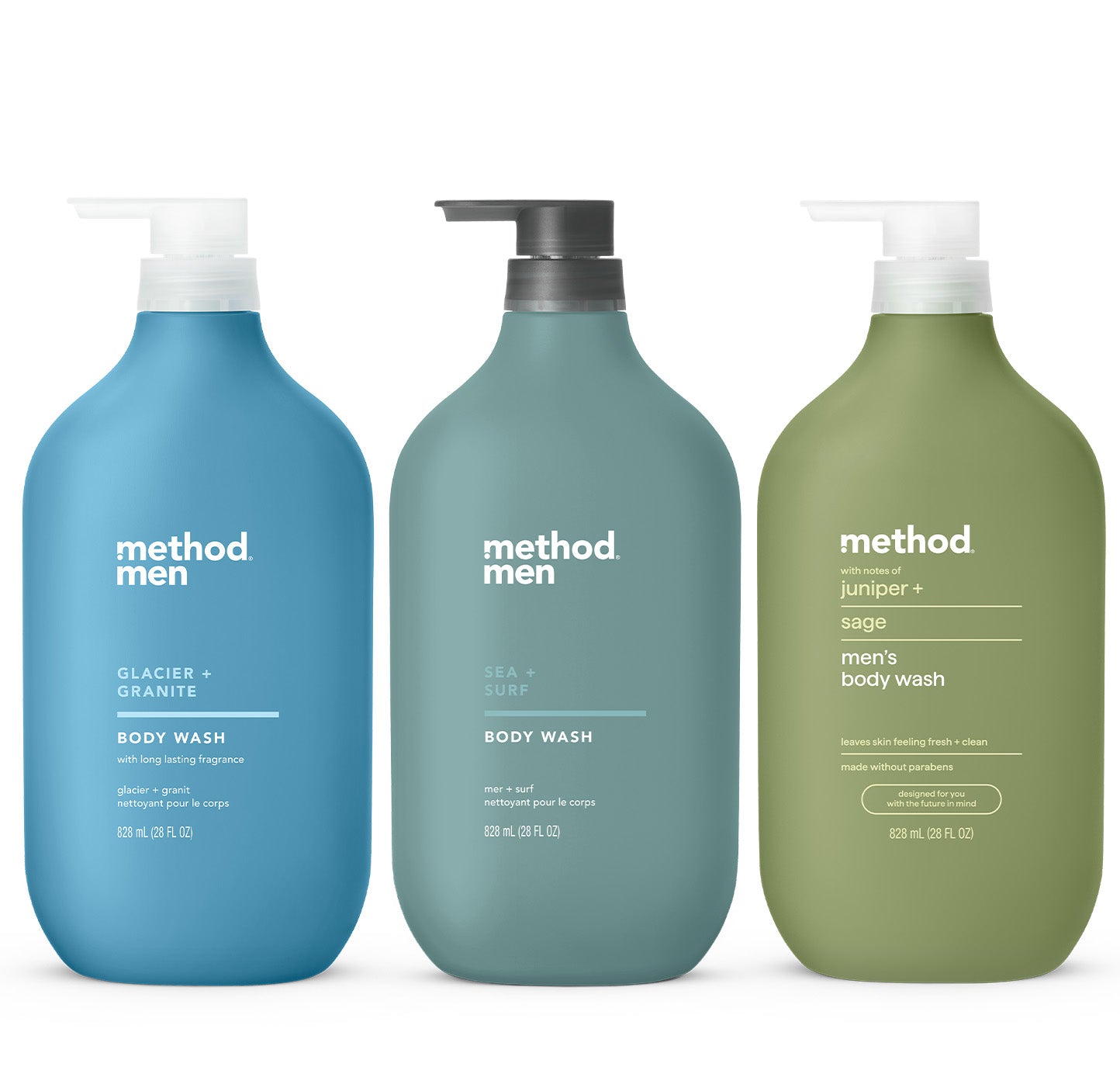 men body wash trio. 84 oz.