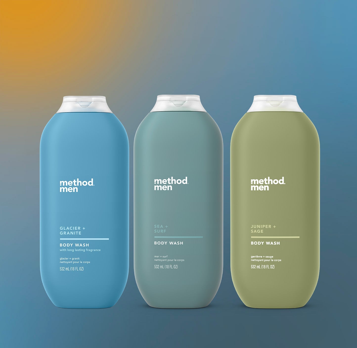 men body wash trio