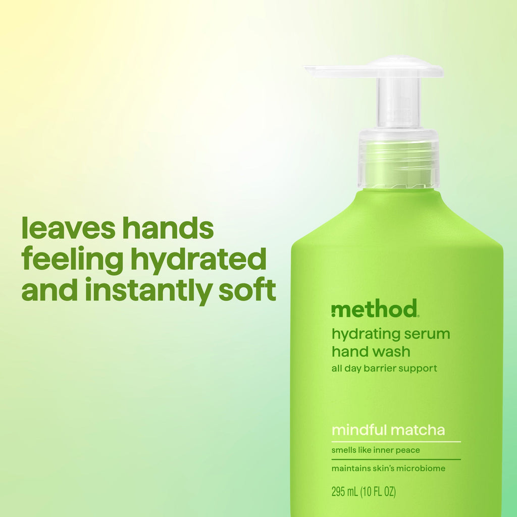 hydrating serum hand wash - mindful matcha. 10 oz