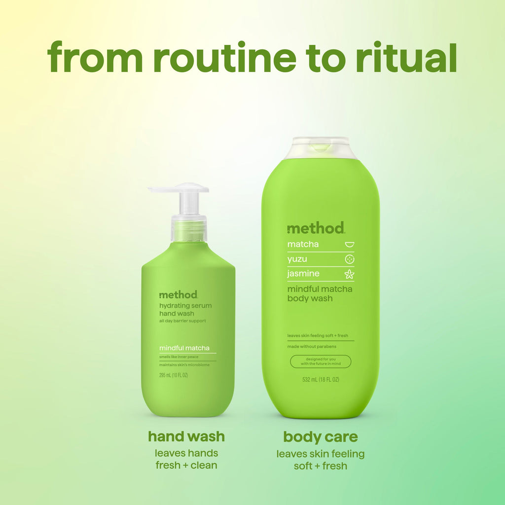hydrating serum hand wash - mindful matcha. 10 oz