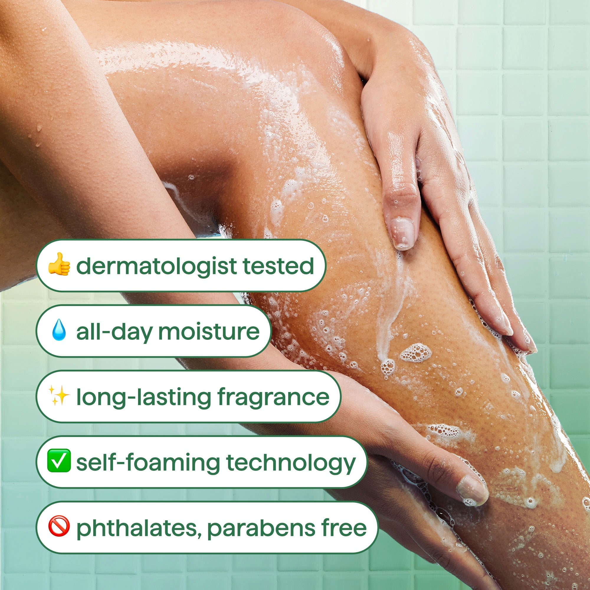 dream foam | foaming body wash - pistachio + vanilla. 13.5 fl oz