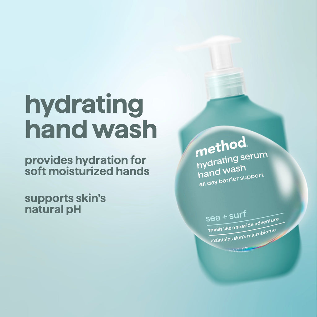 hydrating serum hand wash - sea + surf. 10 oz